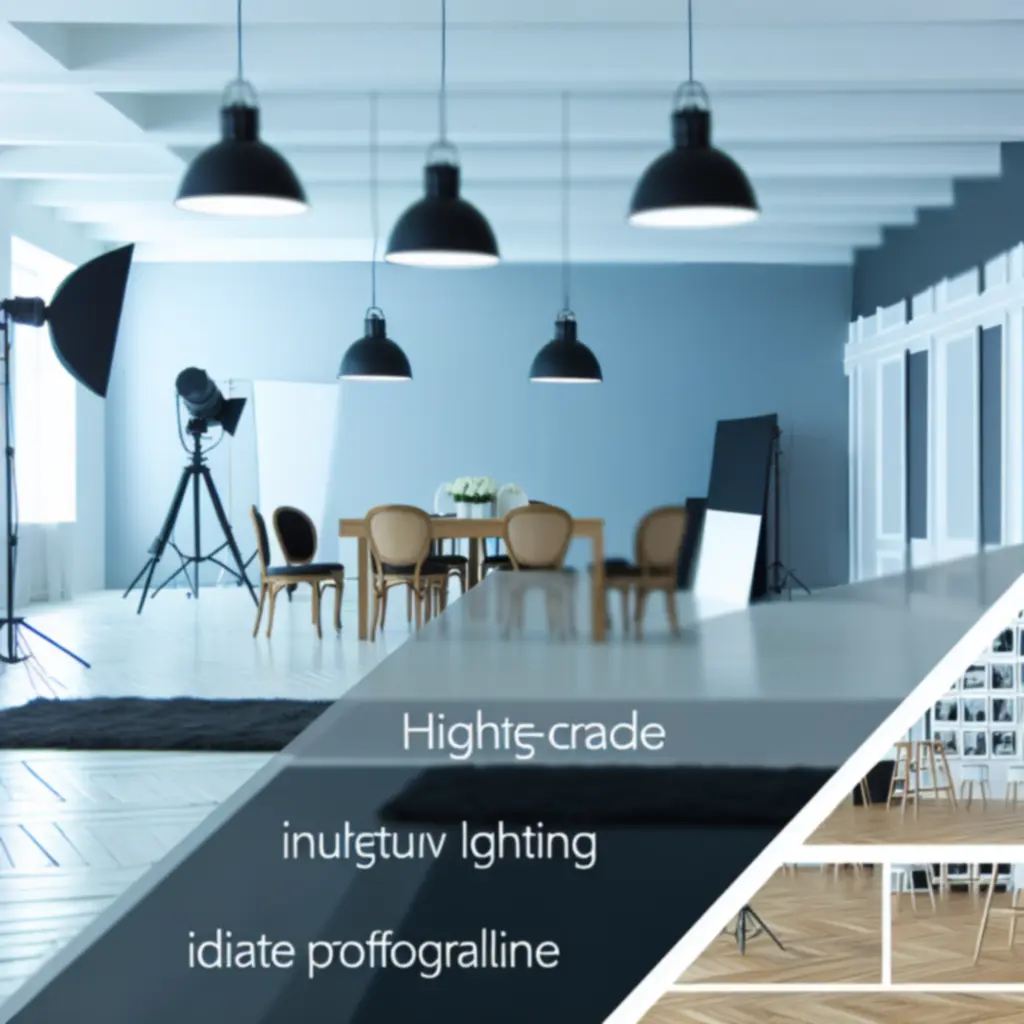 COF ART LTD studio environment with lighting and photography equipment
