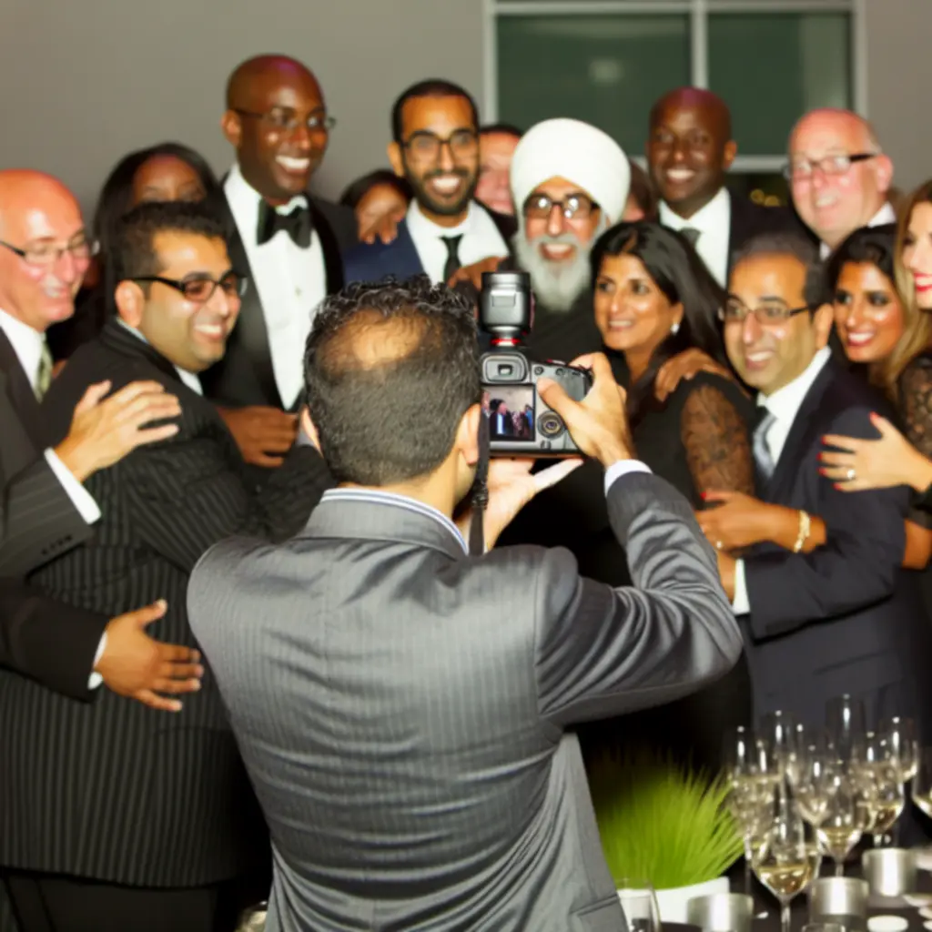 COF ART LTD capturing a milestone event with guests enjoying the occasion.
